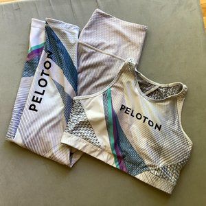 Peloton Sports Bra & Leggings Set in XL